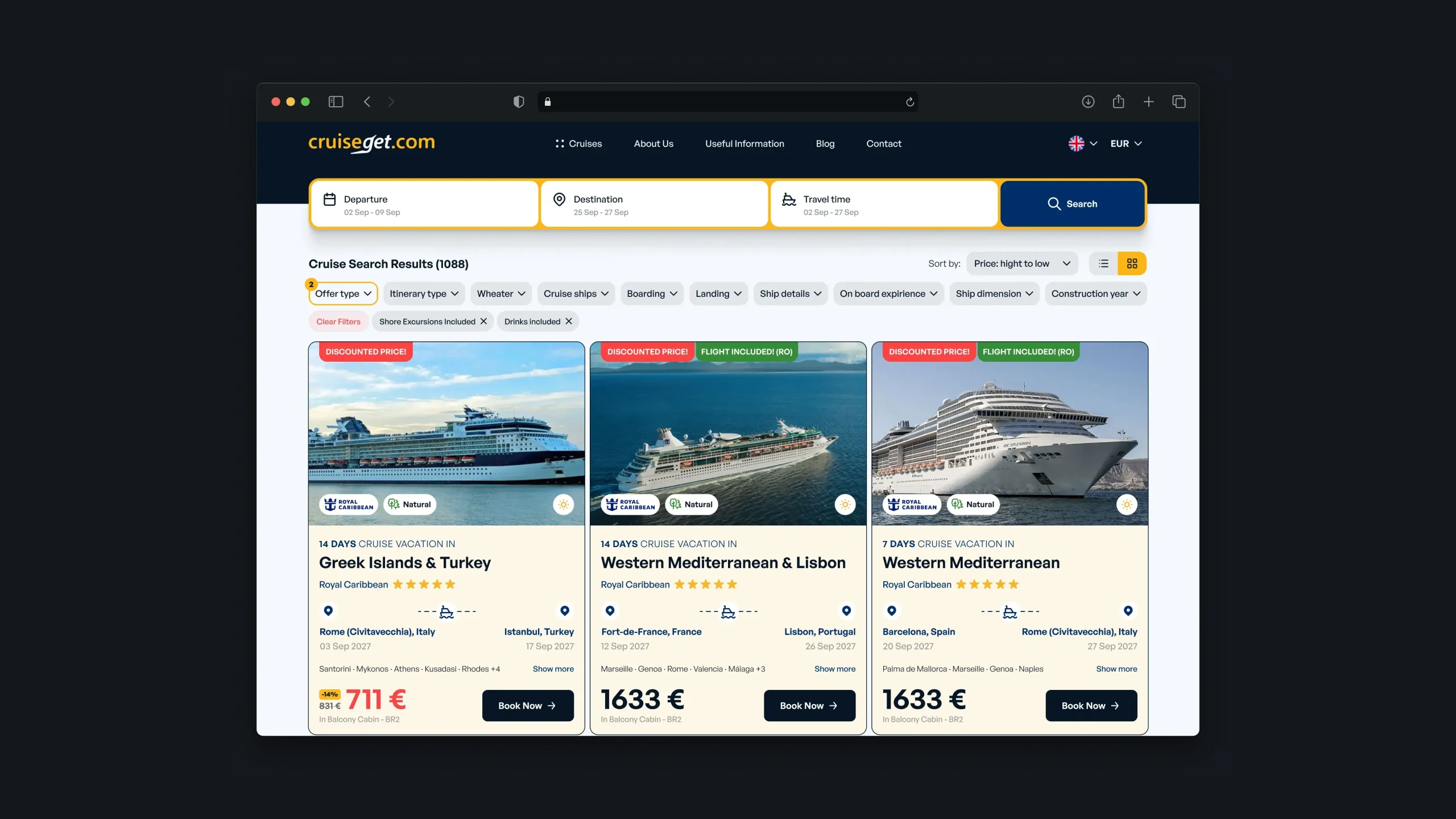 Cruise Booking Platform-4