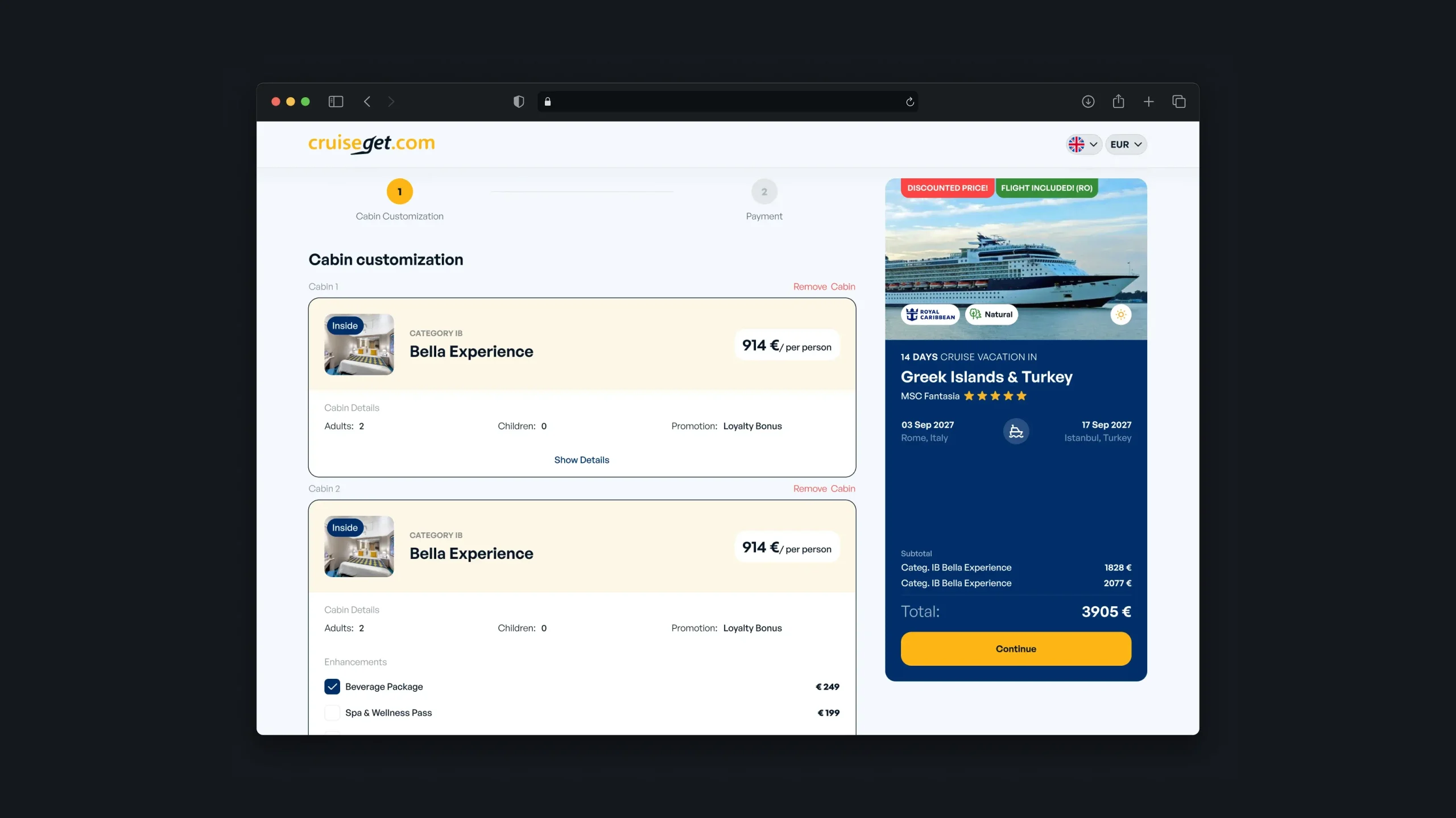 Cruise Booking Platform-7