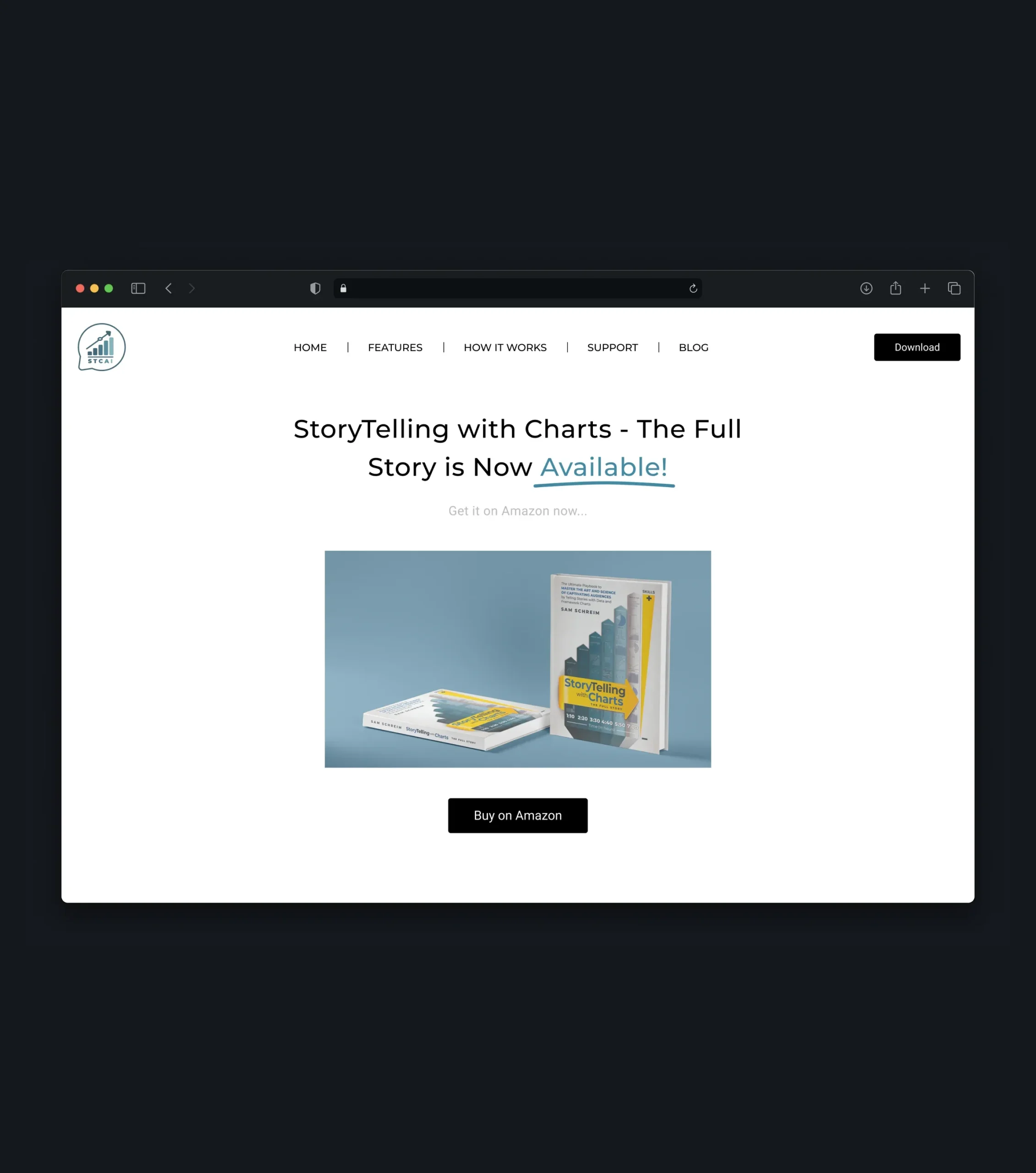 Five-star customer reviews describing a guide to presenting data through visualizations